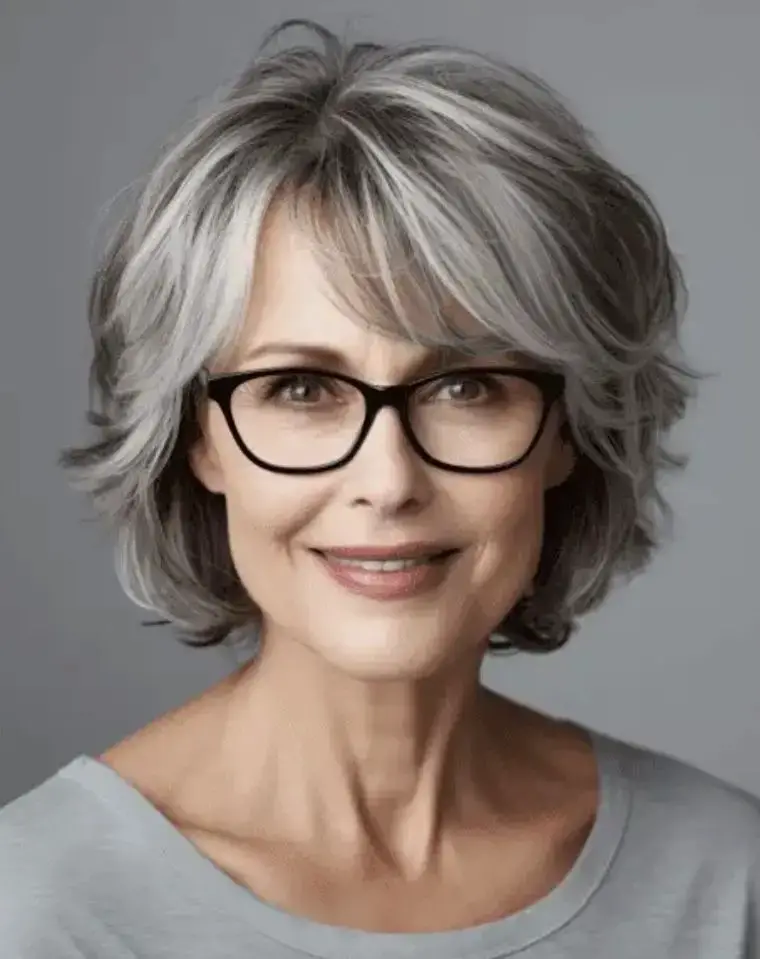 The Classy Contour of a Silver Fox Bob