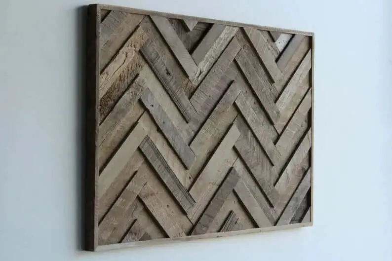 Reclaimed Amish Barn Wood Wall Art Design