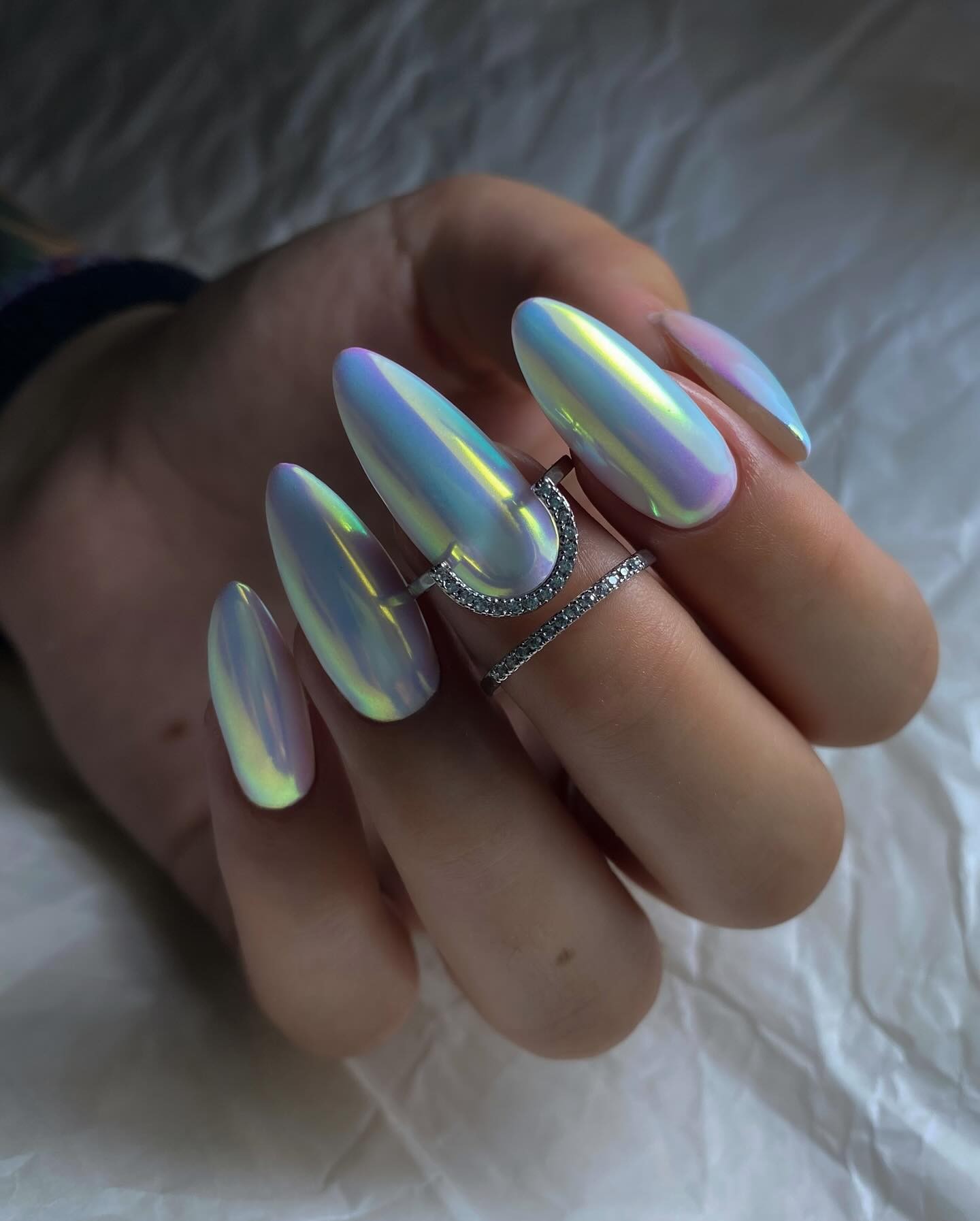 Holographic Allure with a Touch of Sparkle