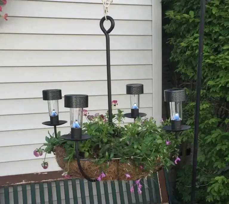 Incredible DIY Chandelier Garden Planter