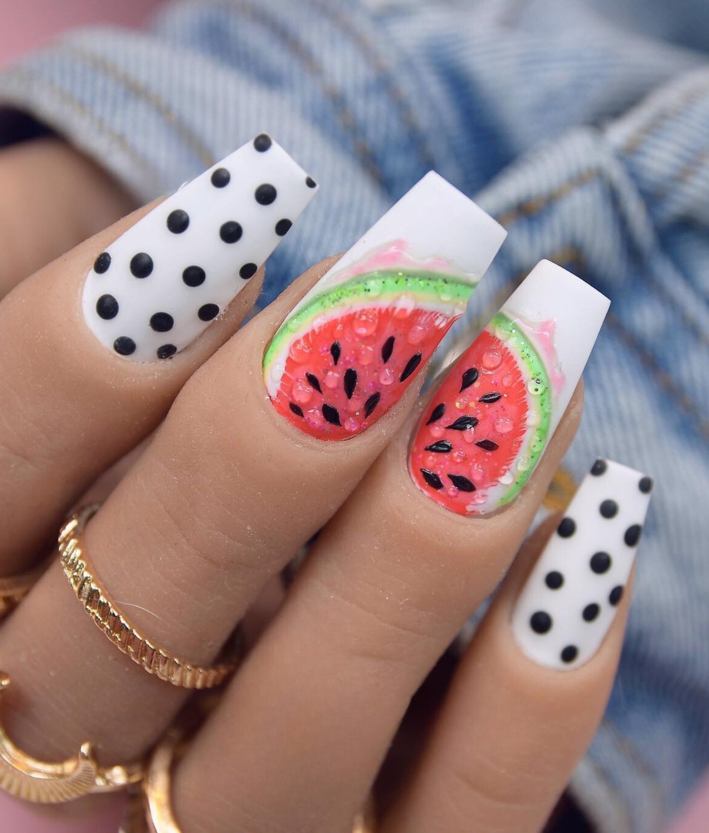 Dotted Delight and Melon Bright