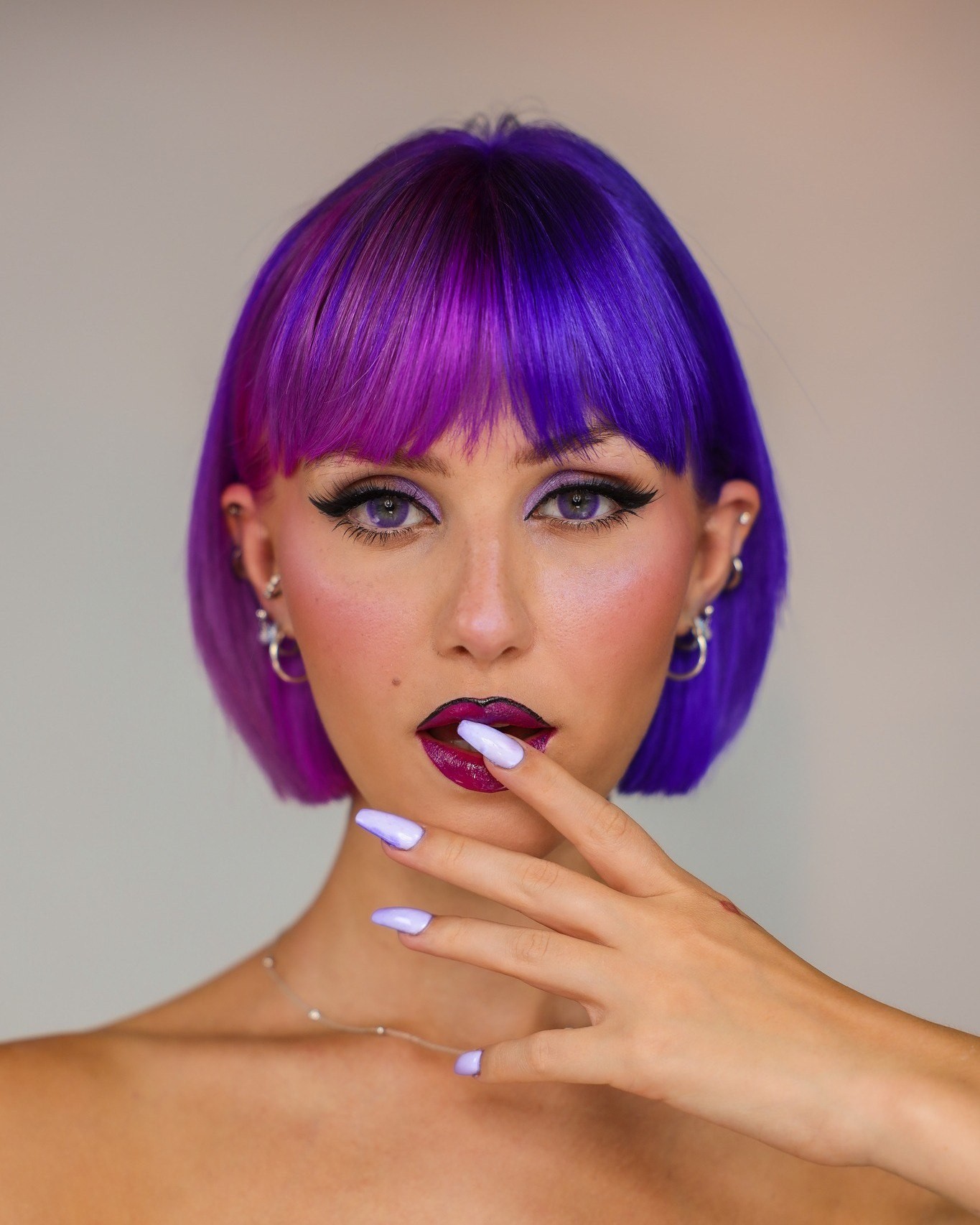 Purple Bob