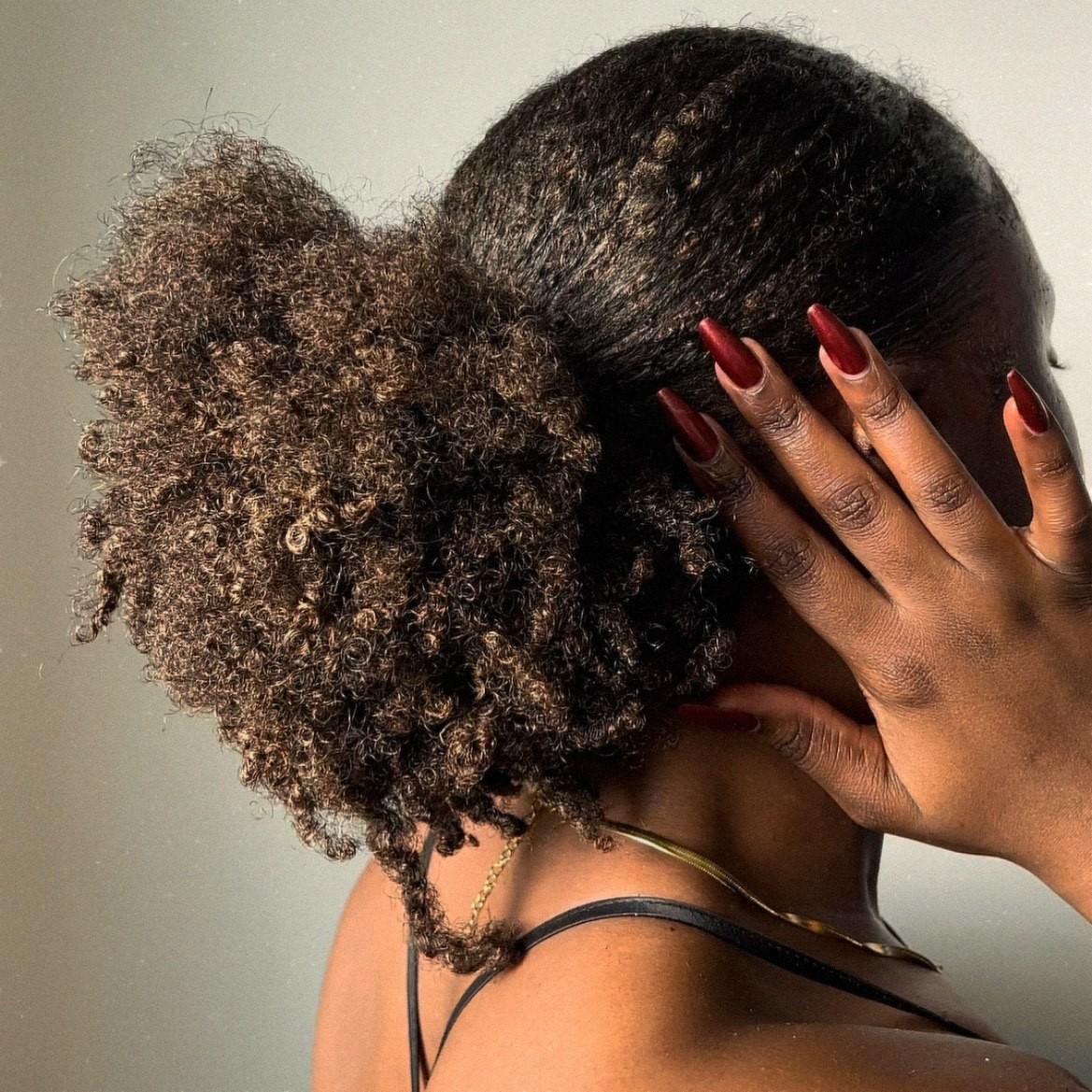 Sleek Ponytail with a Bouffant