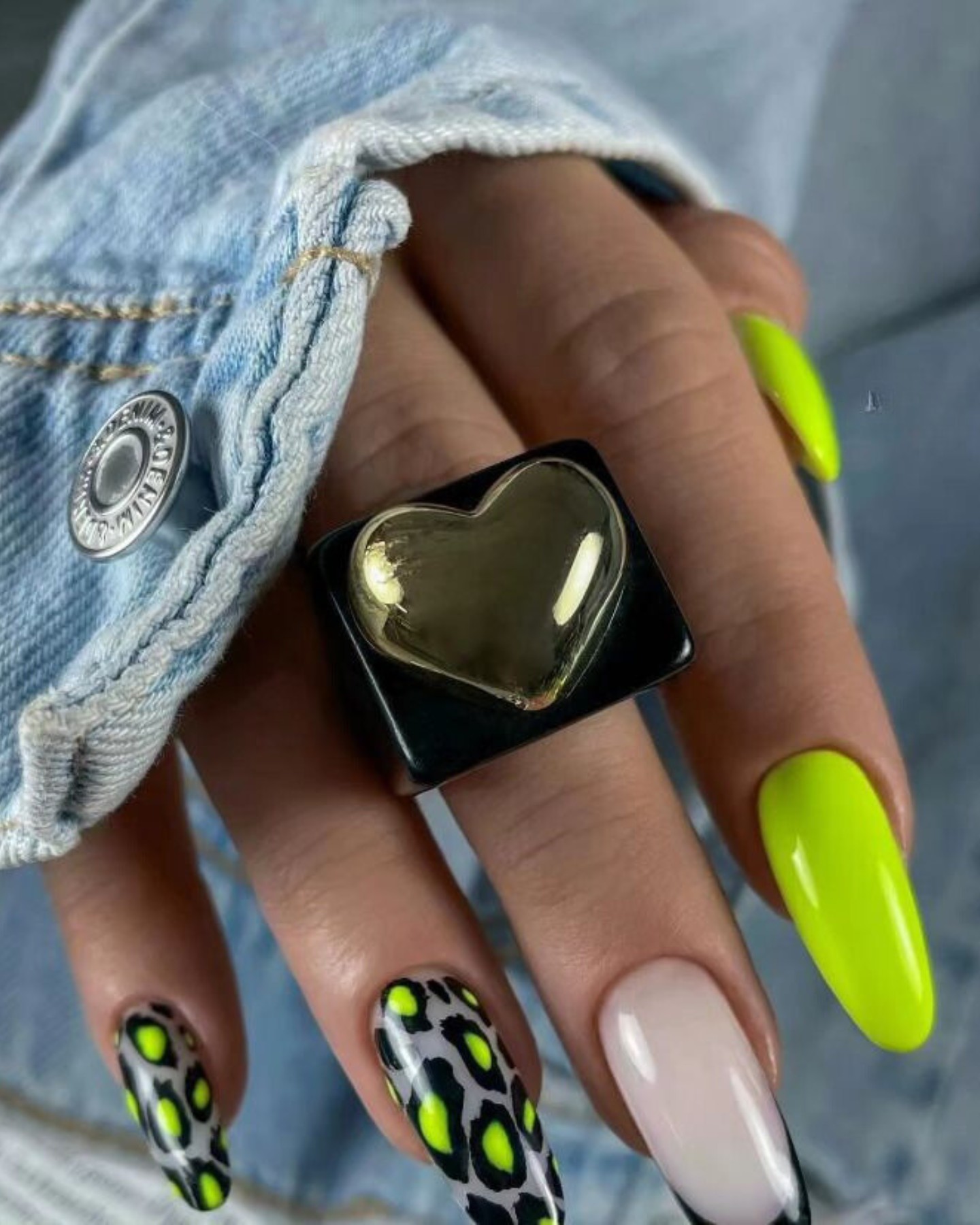 Neon Leopard Print