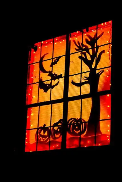 Halloween Window Silhouettes Decoration