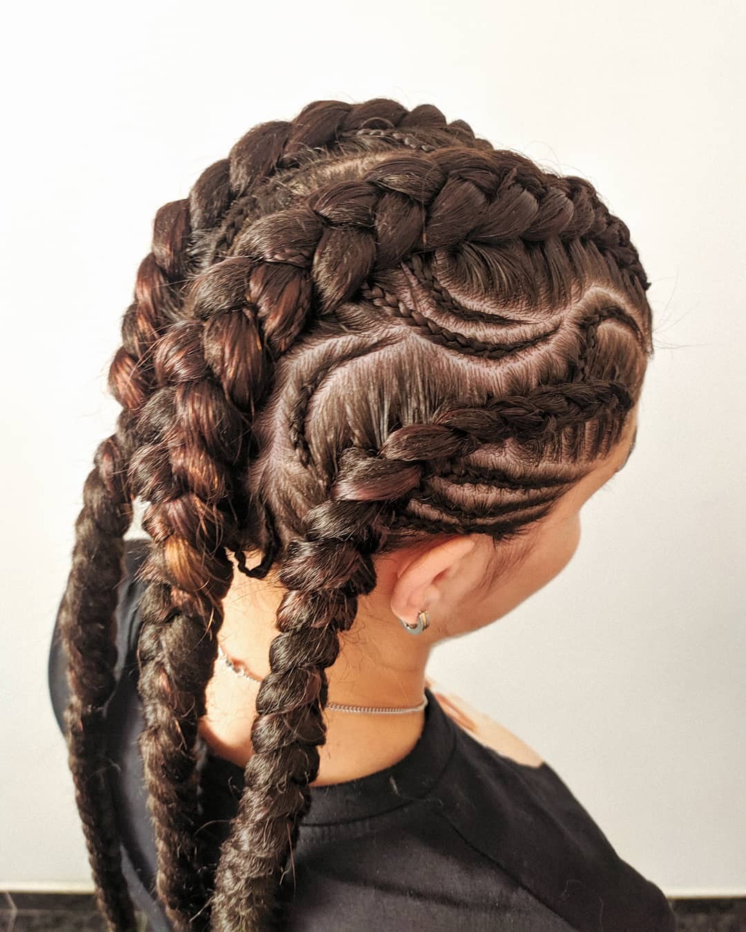 The Sculptural Elegance of Layered Braids