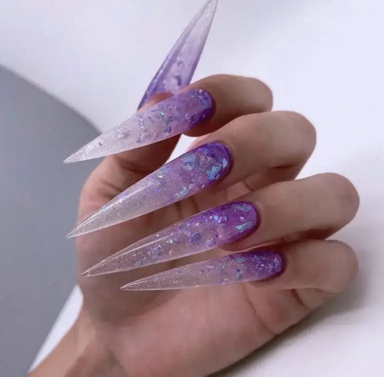 Top 28 Purple Acrylic Nails  Discover Trendsetting Designs Of 2024