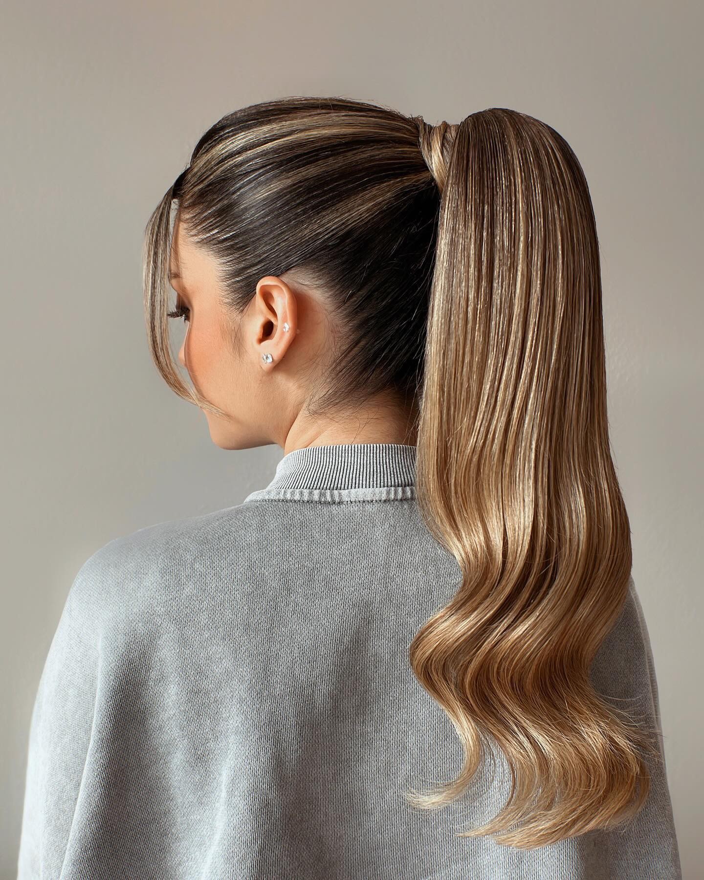 Polished Ponytail with a Modern Edge