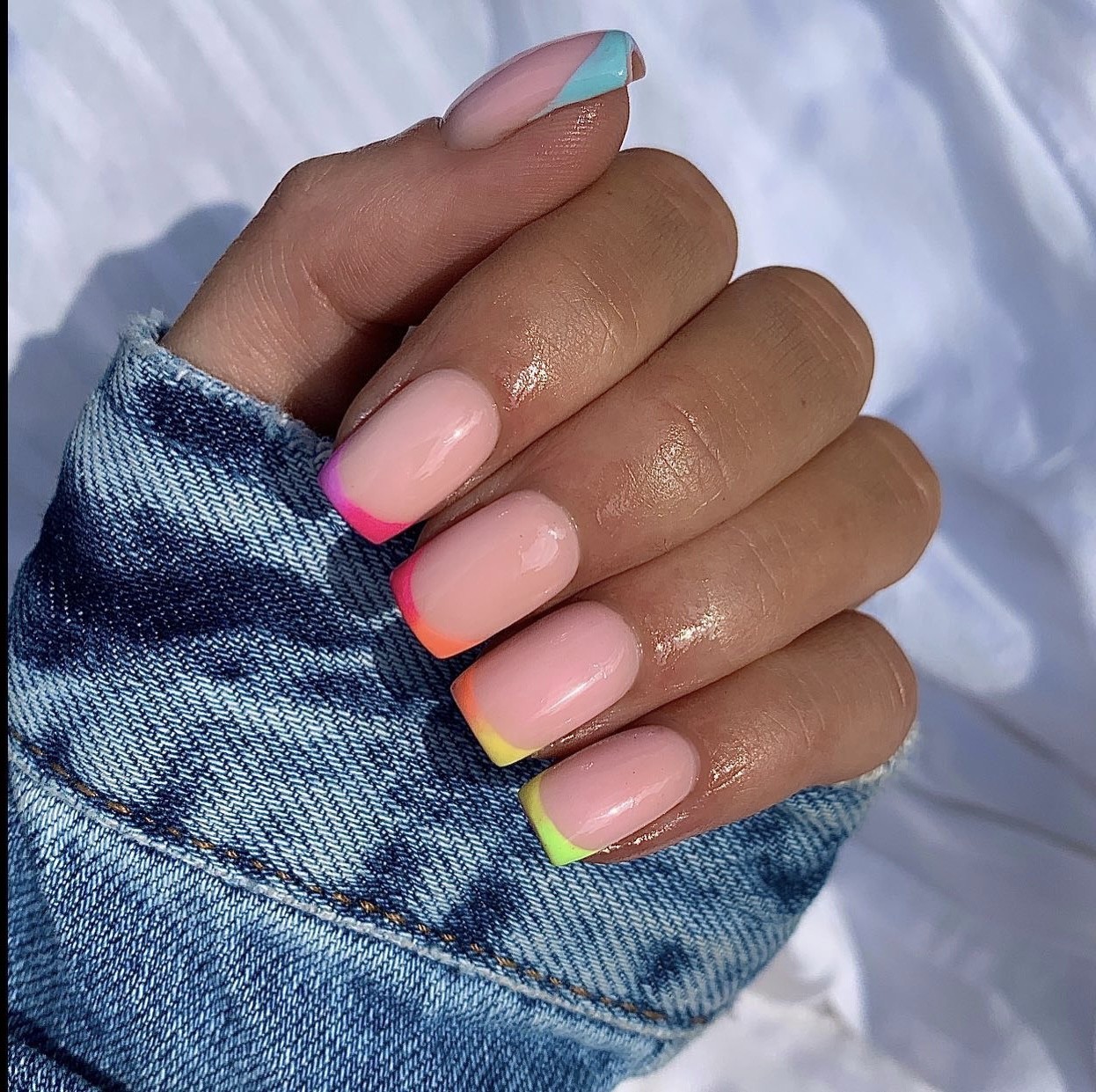 Pastel French with a Twist