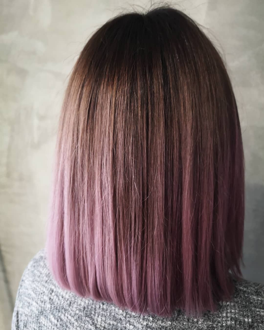 A Classic Ombre with a Pink Twist