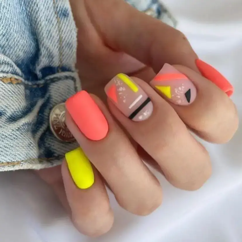 Geometric Neon Dreams