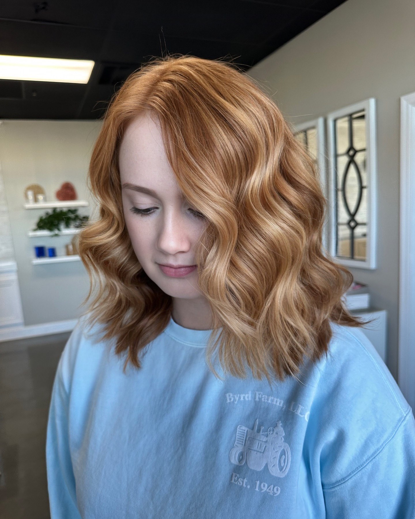 A Serenade to Curls: The Subtle Red Symphony