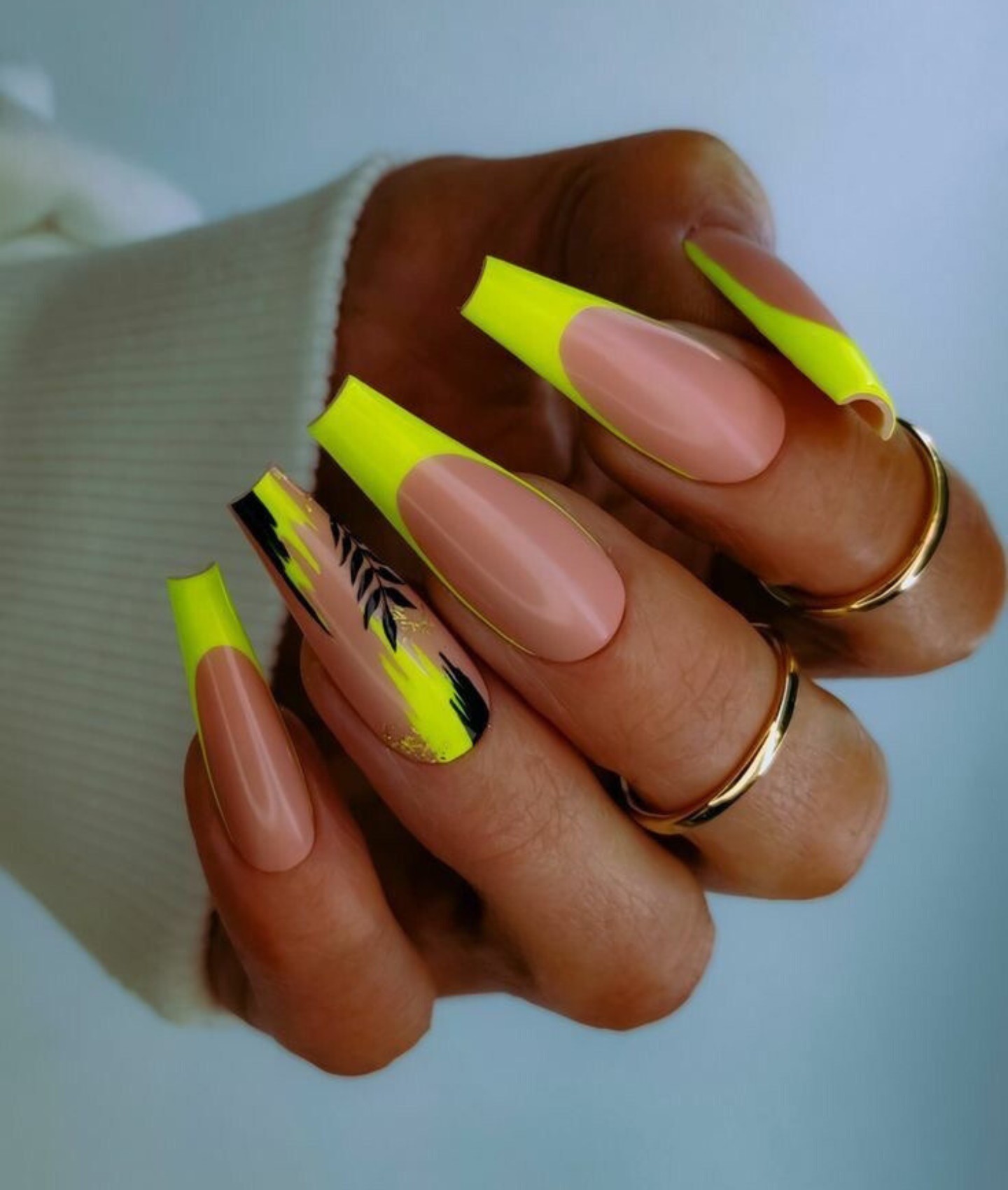 Tropical Neon Elegance