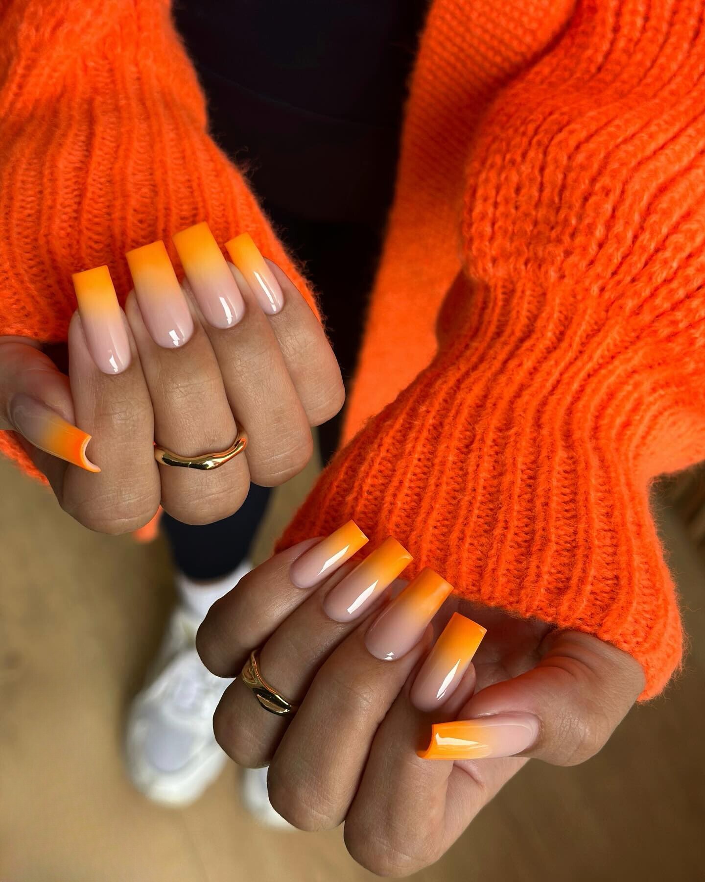 Orange Ombre Elegance