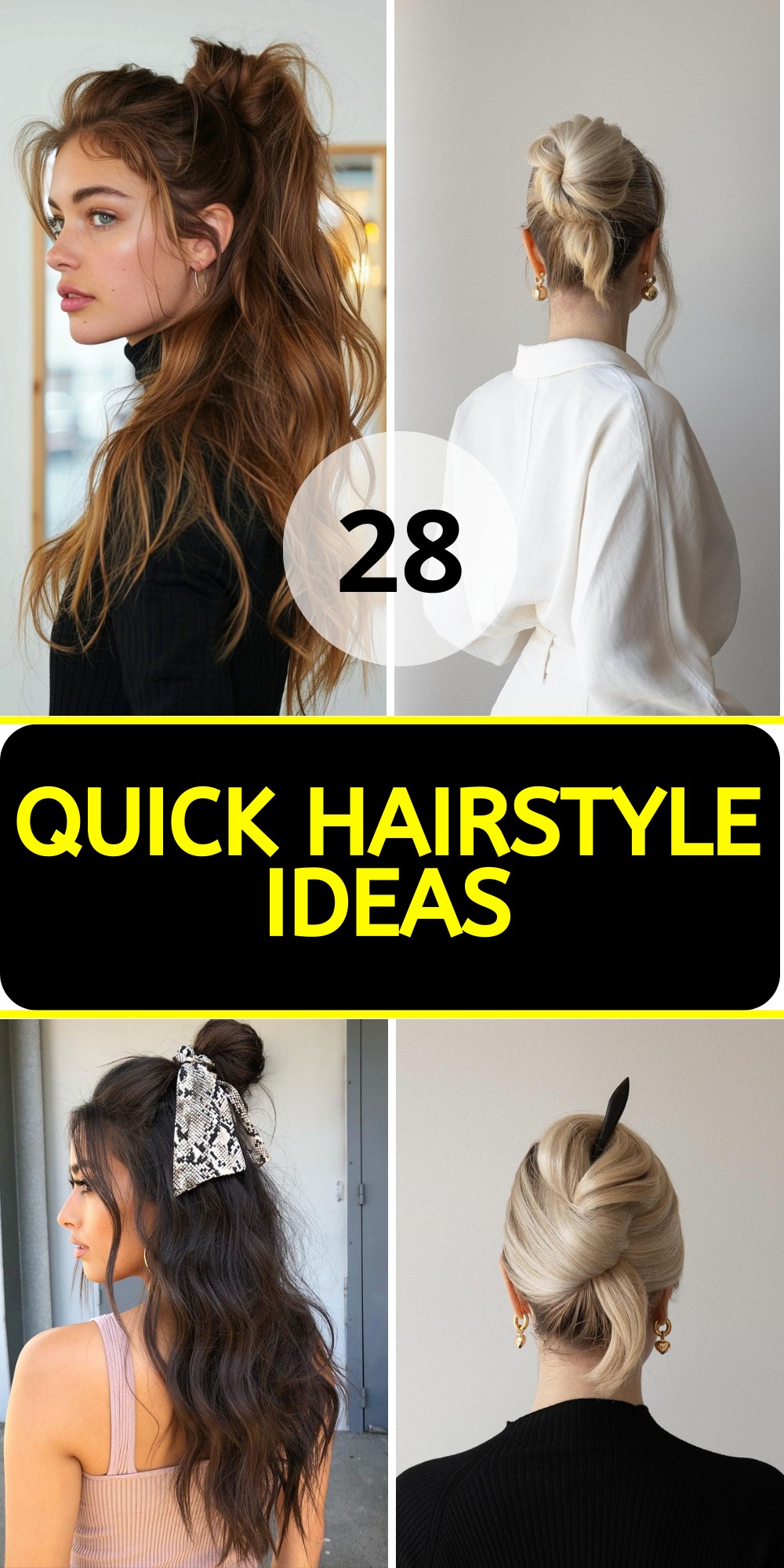 Voluminous Half-Up Ponytail