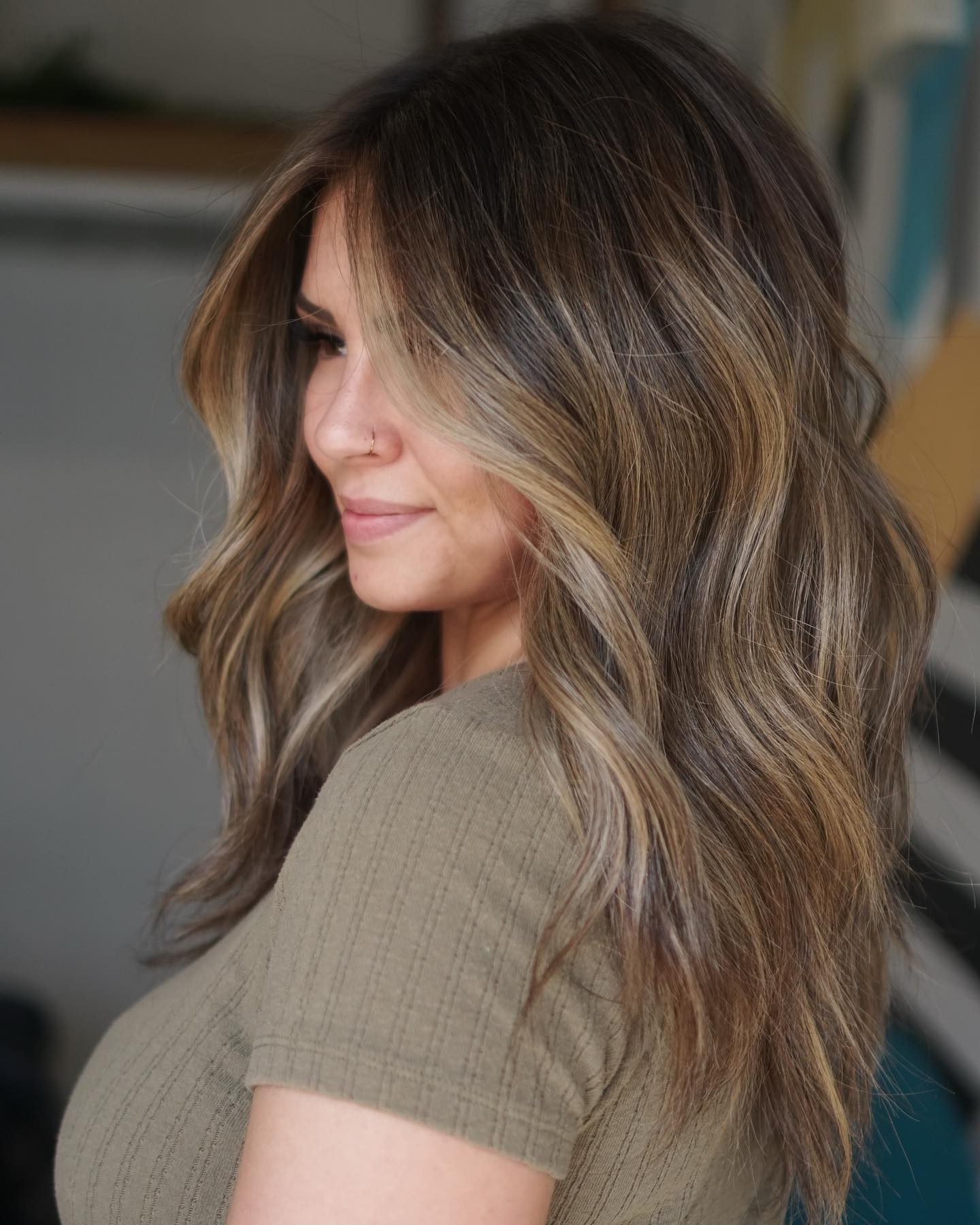 Ashy Bronde Highlights