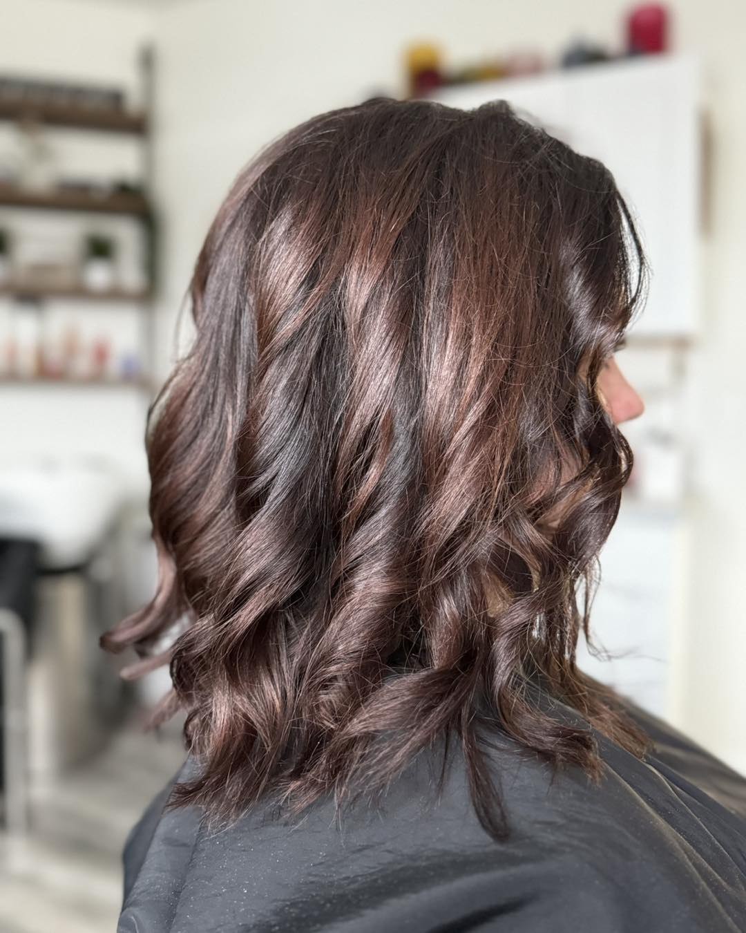 Warm Chocolate Curls with a Hint of Autumn