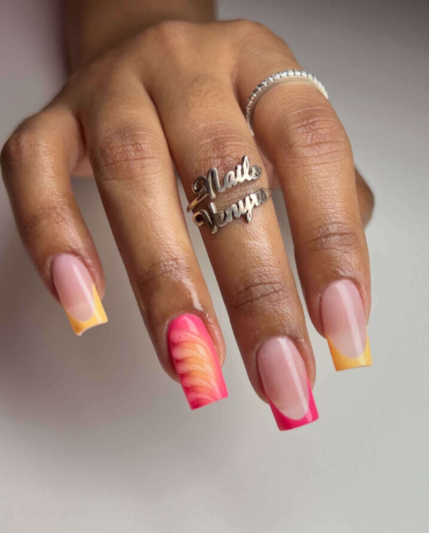 Vibrant French Tips