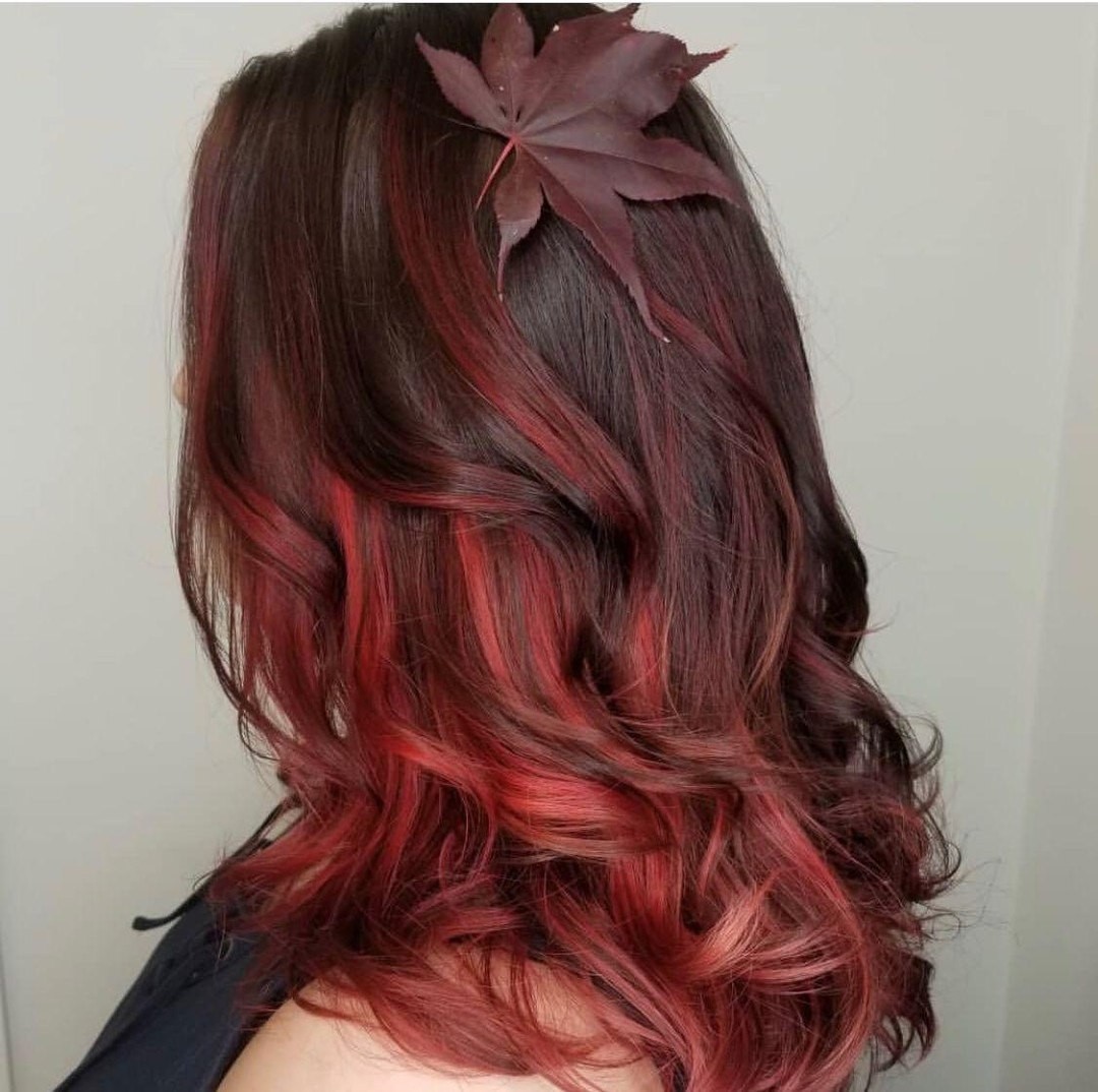 Red and Brown Highlights