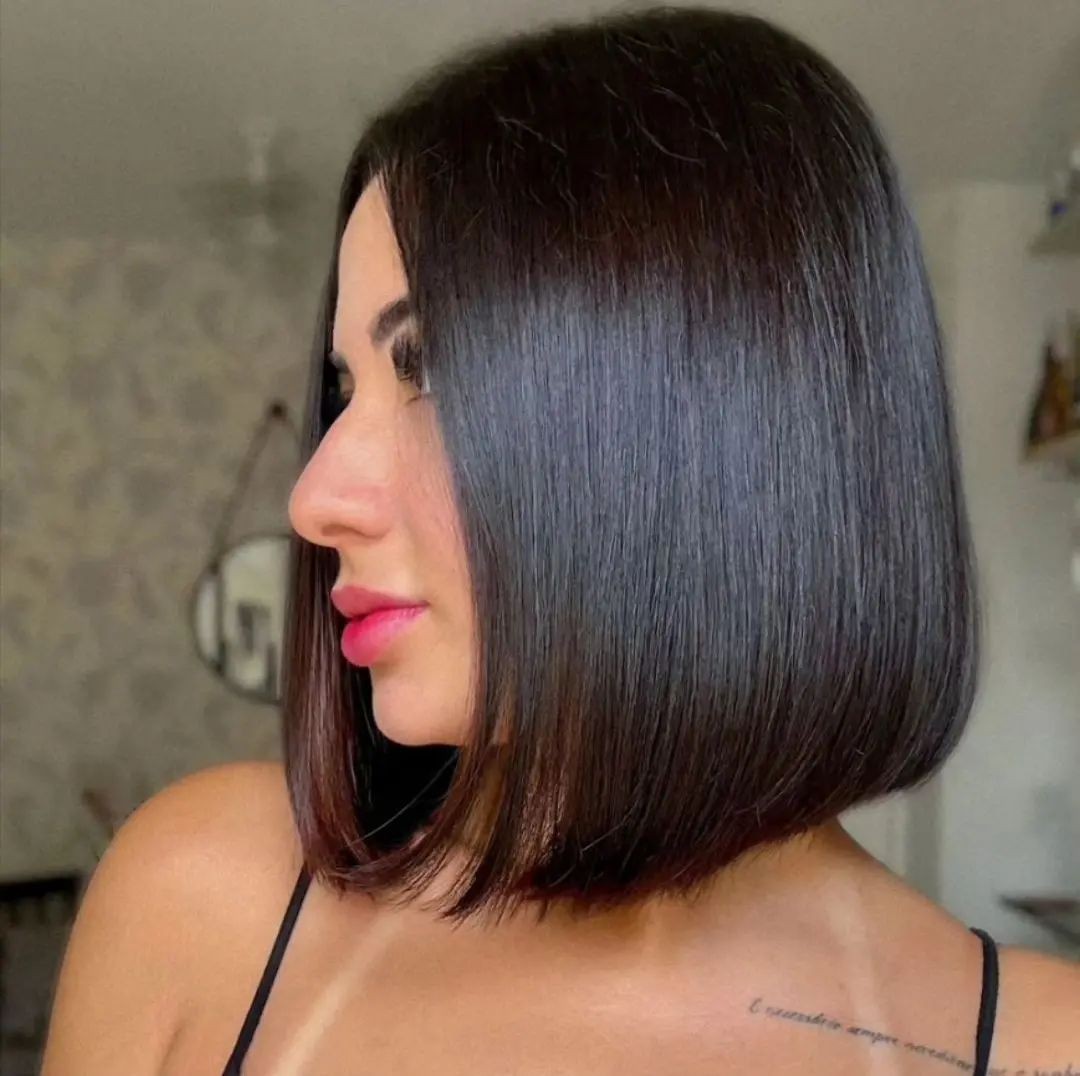 Sleek Bob with Blunt Ends