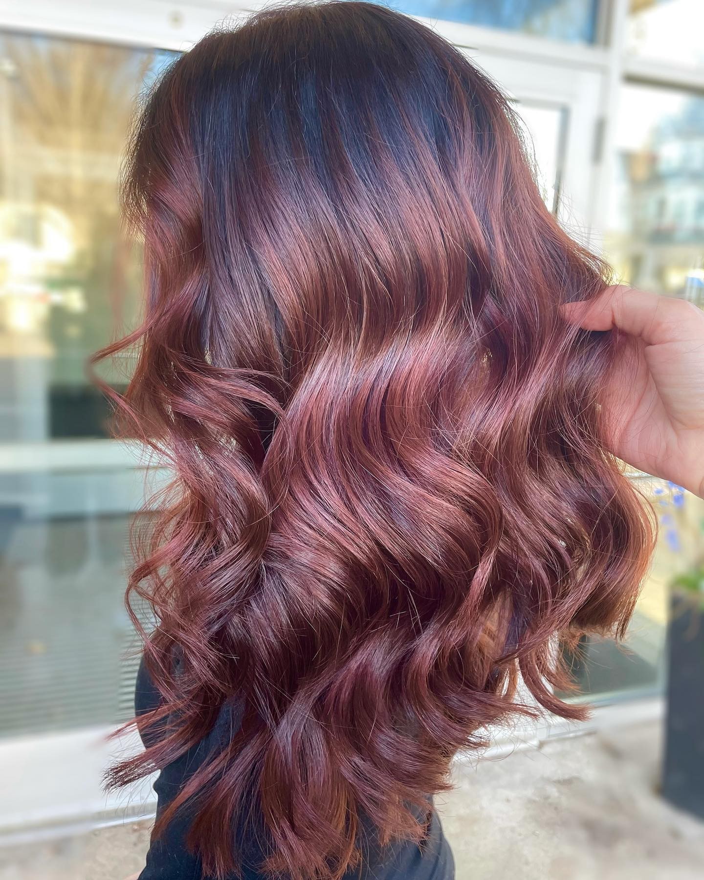 Vibrant Balayage Waves