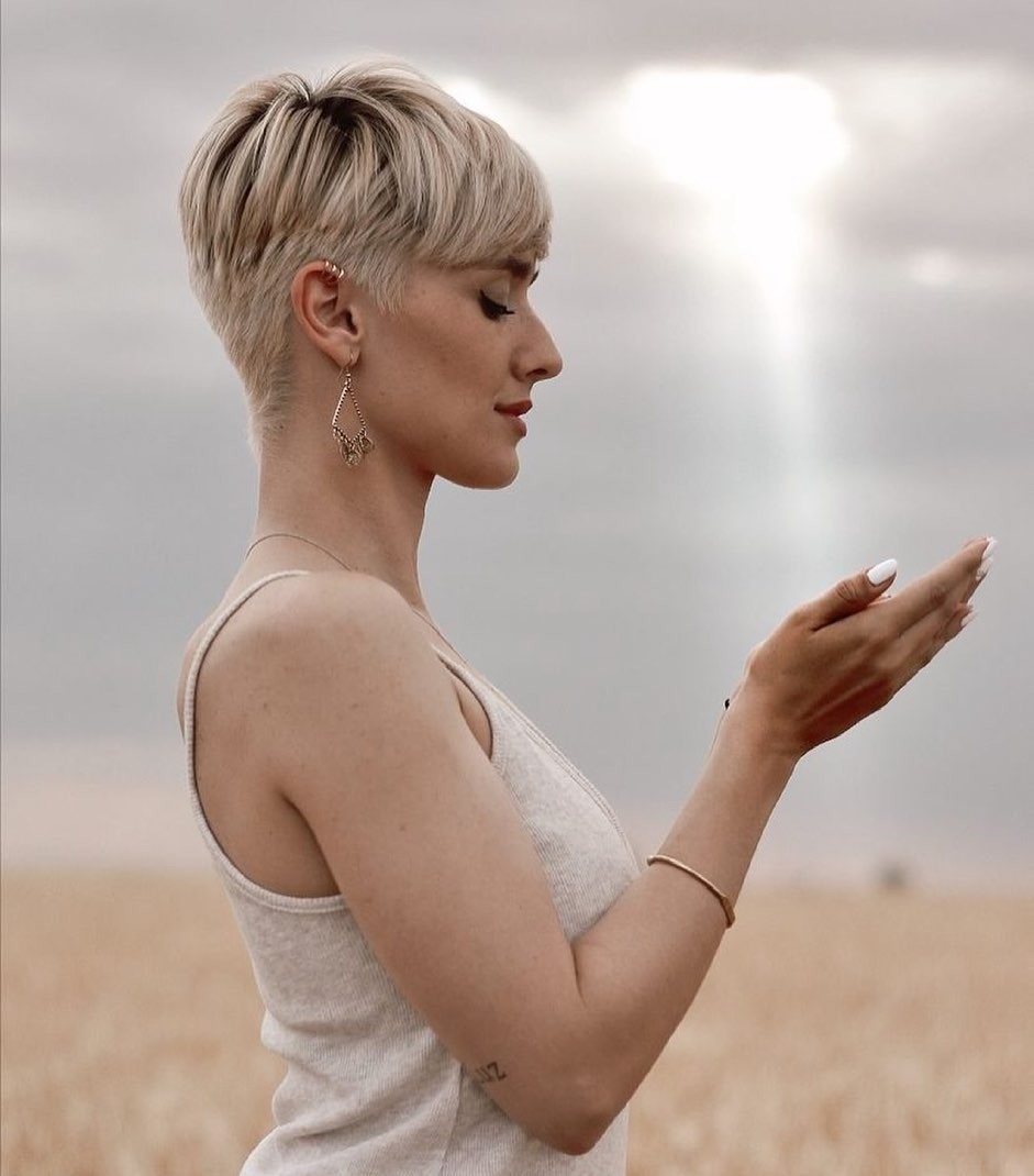 The Wheat-Field Blonde Pixie