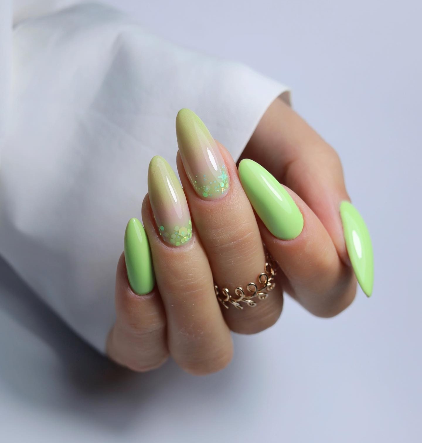 Citrus Green Ombre