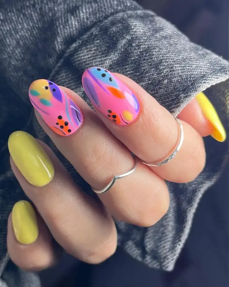 Whimsical Dots and Swirls