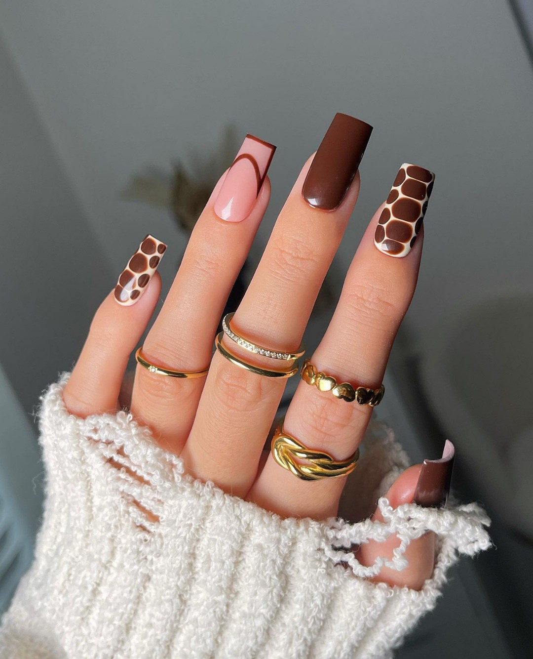 Chic in Chocolate and Patterns