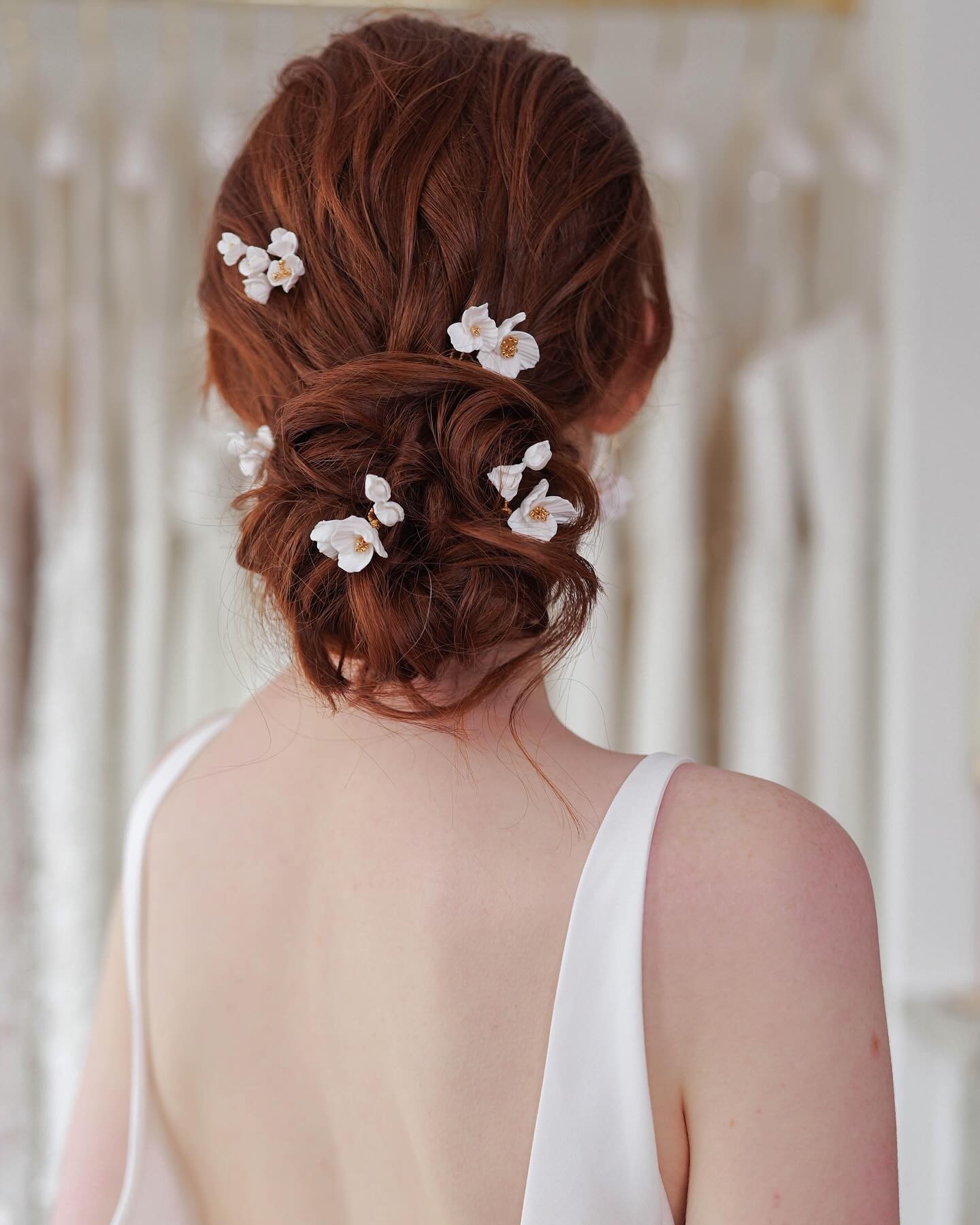 Simple Floral Bun Pins