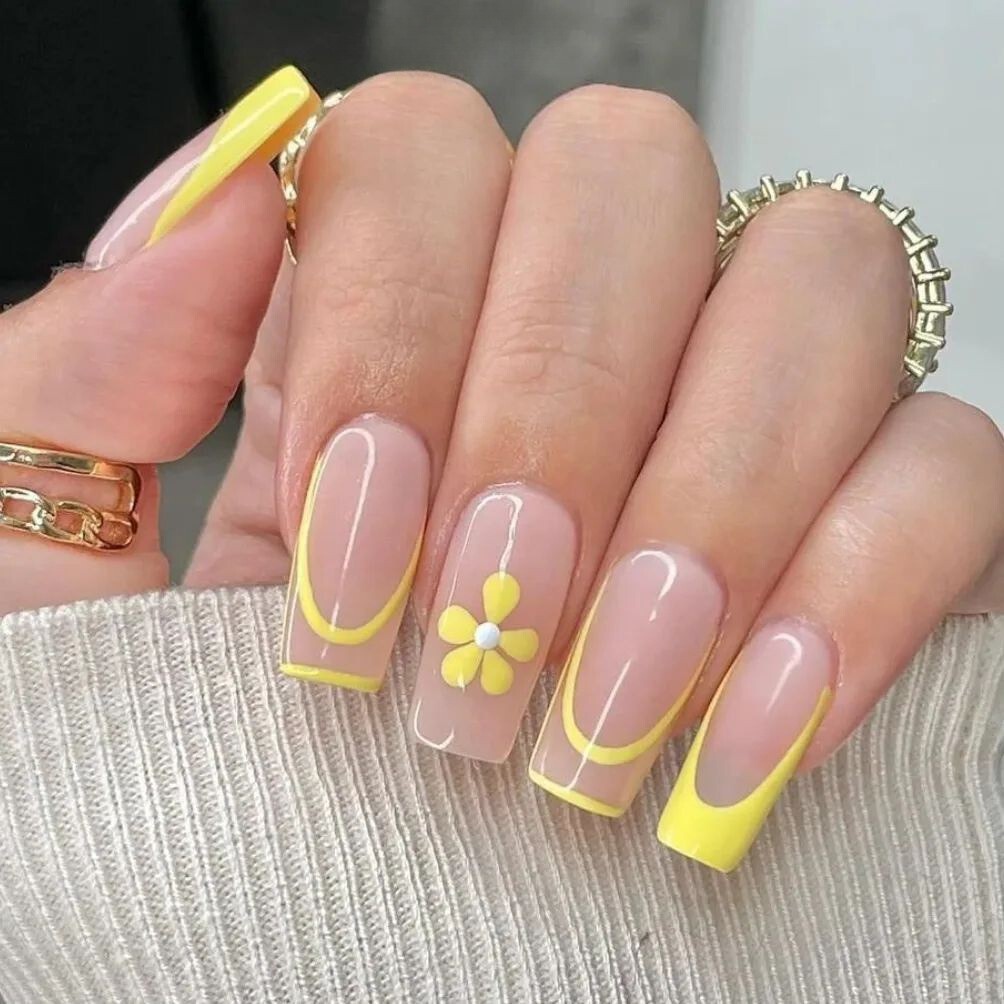 Sunny French Tips