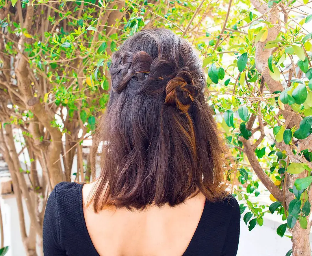 Elegant Back Braid