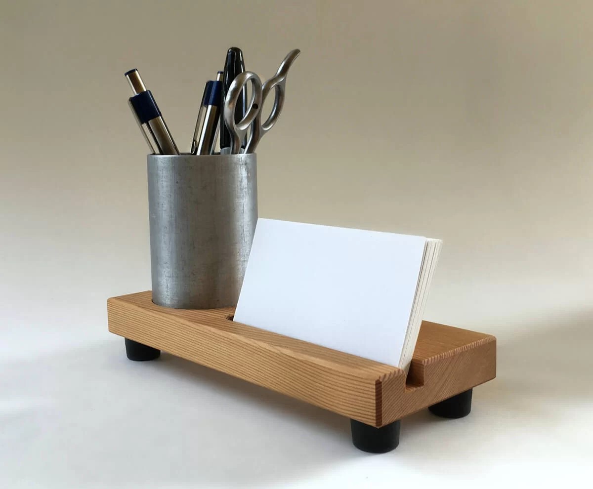 Practical Pencil Cup Business Card Holder