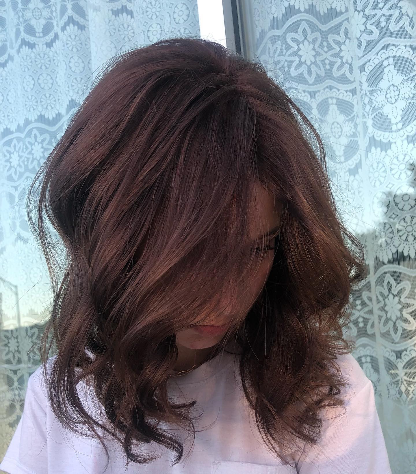 Soft Chocolate Waves with Sunlit Highlights