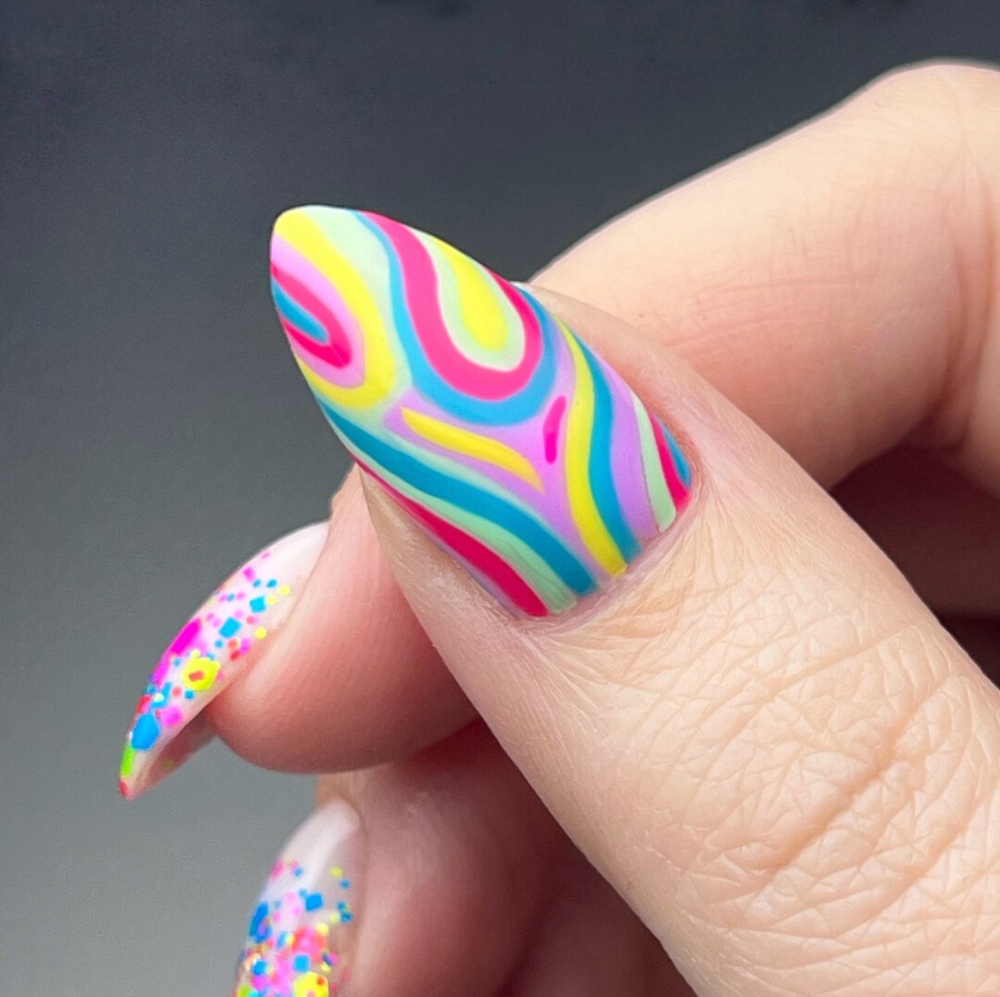 Psychedelic Swirls of Neon