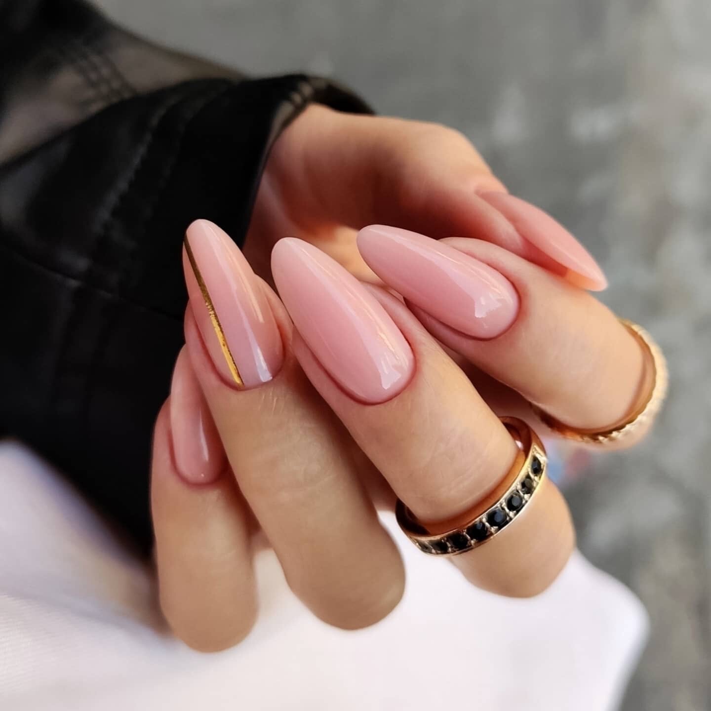 Pink Elegance with a Metallic Edge