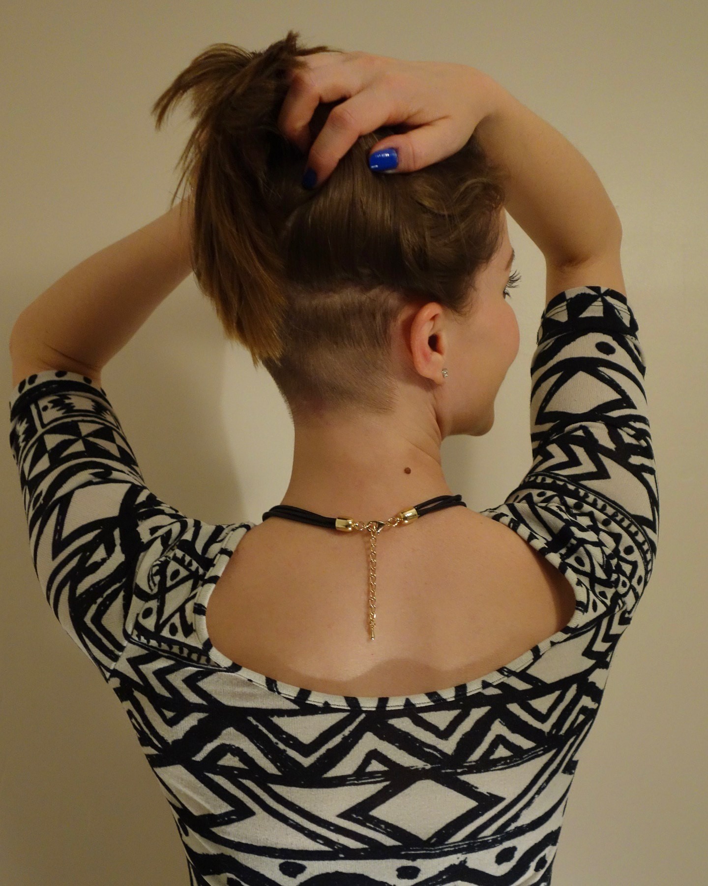 The Playful Yet Chic Shaved Back