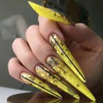 24 Yellow Acrylic Nail Styles To Brighten Your Look In 2024