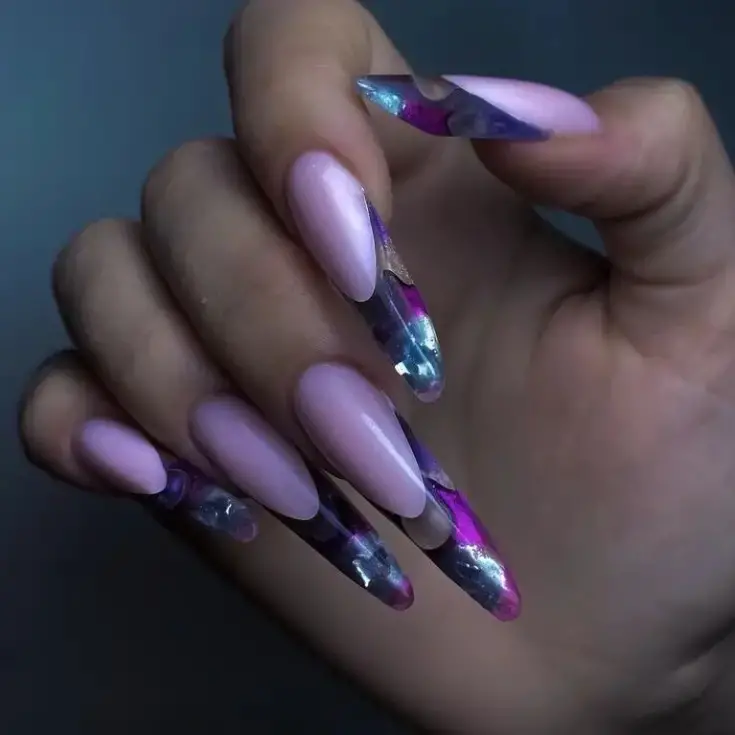 Cosmic Lavender: A Galactic Twist