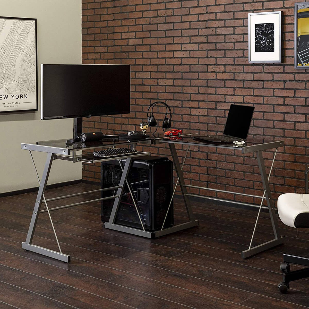 Sleek Walker Edison Modern Corner Desk