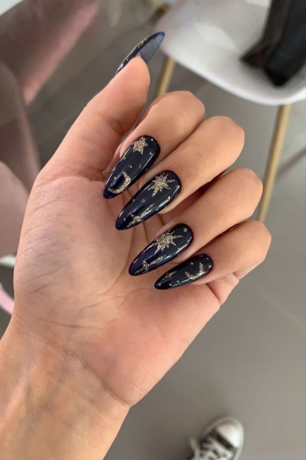 Starry Night Nails