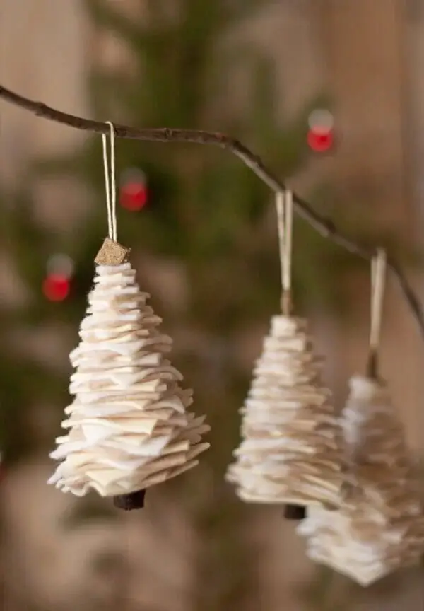 Unique Stacked Felt Christmas Tree Ornaments