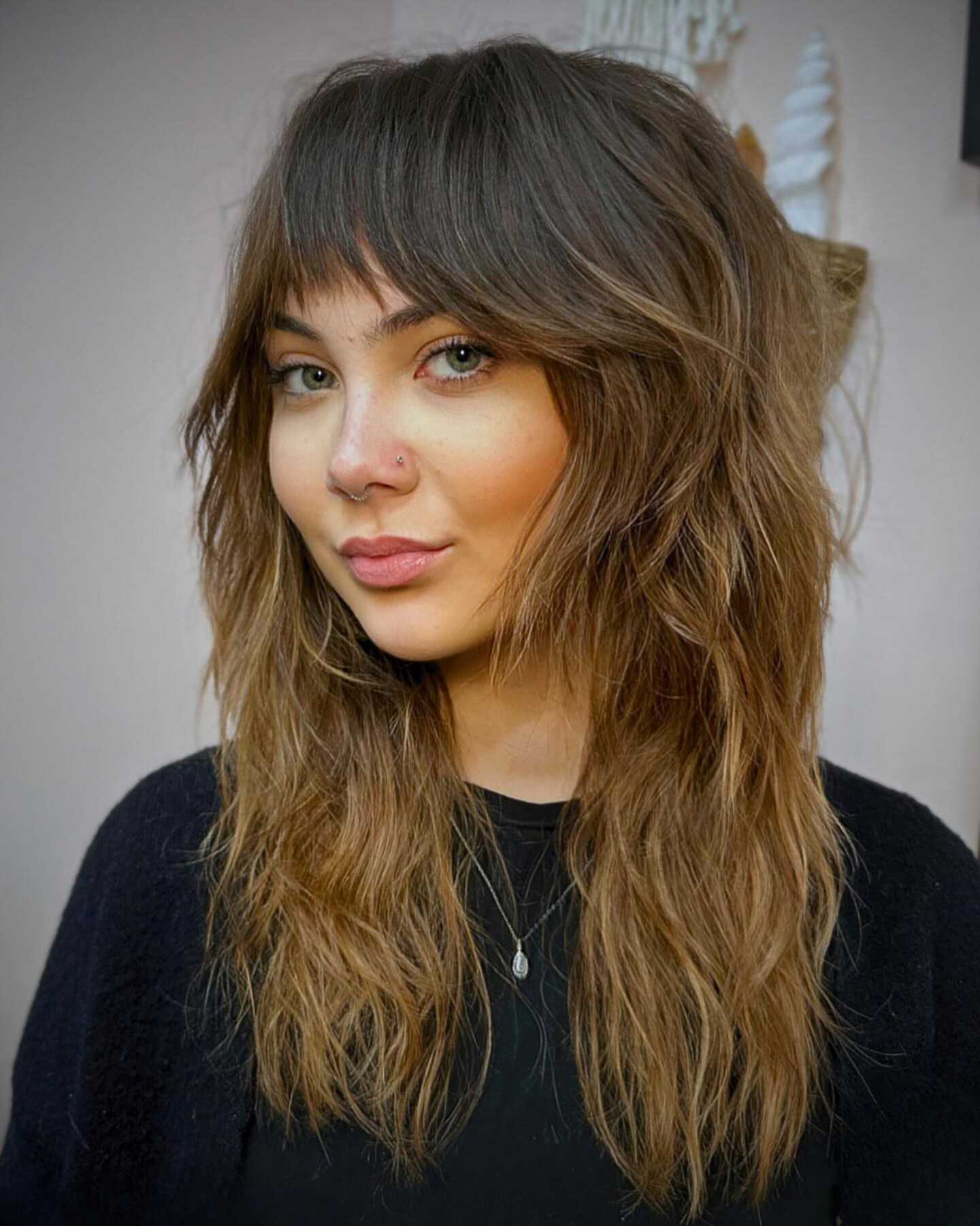 The Modern Shag with Bangs