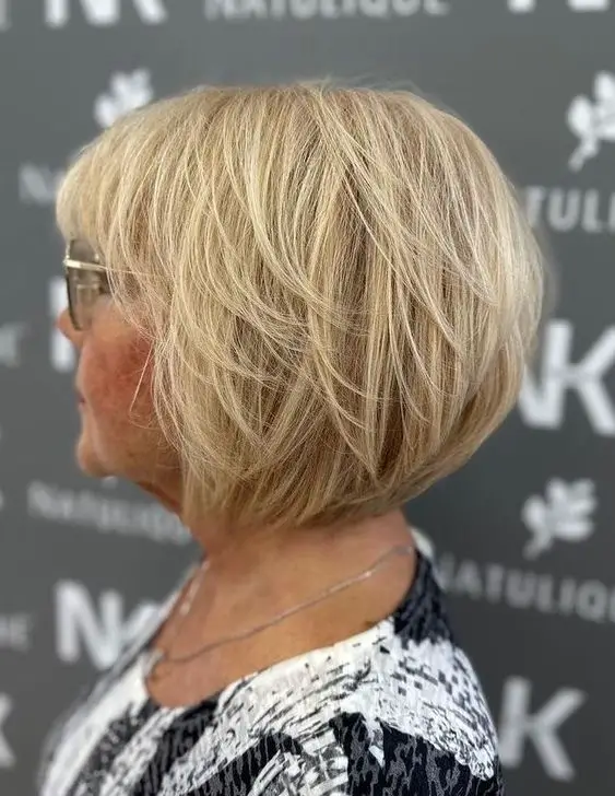 The Blonde Ambition of a Stacked Bob