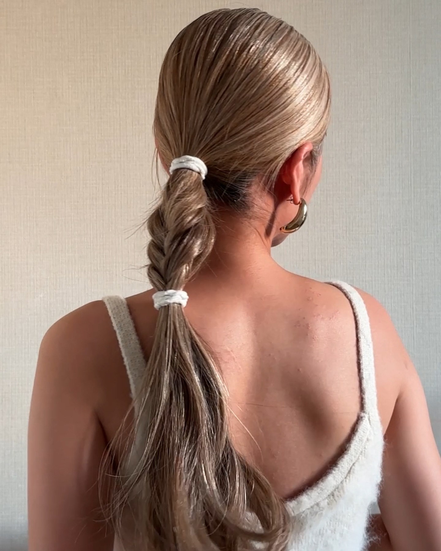 Sleek Low Ponytail with Braids