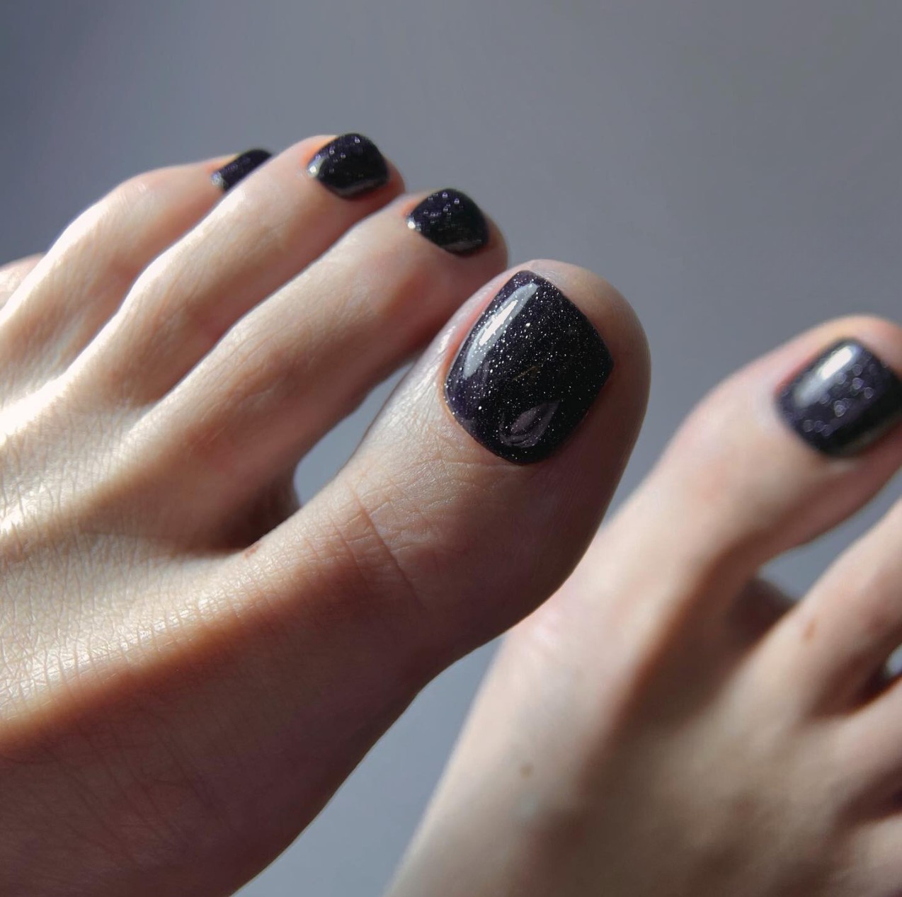 Elegant Black Glitter