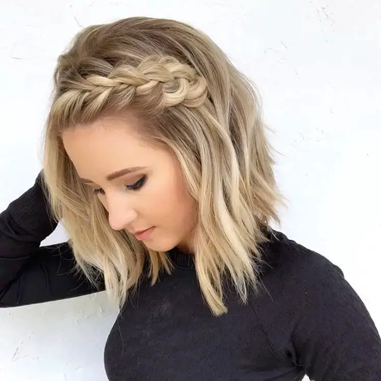 The Side Braid for Short Hair