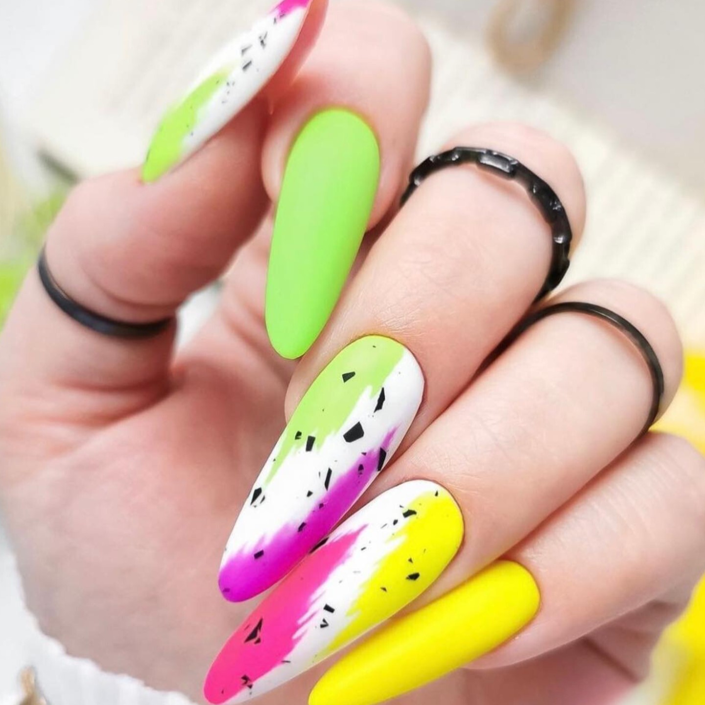 Neon Splatter: A Bold Statement of Summer Fun