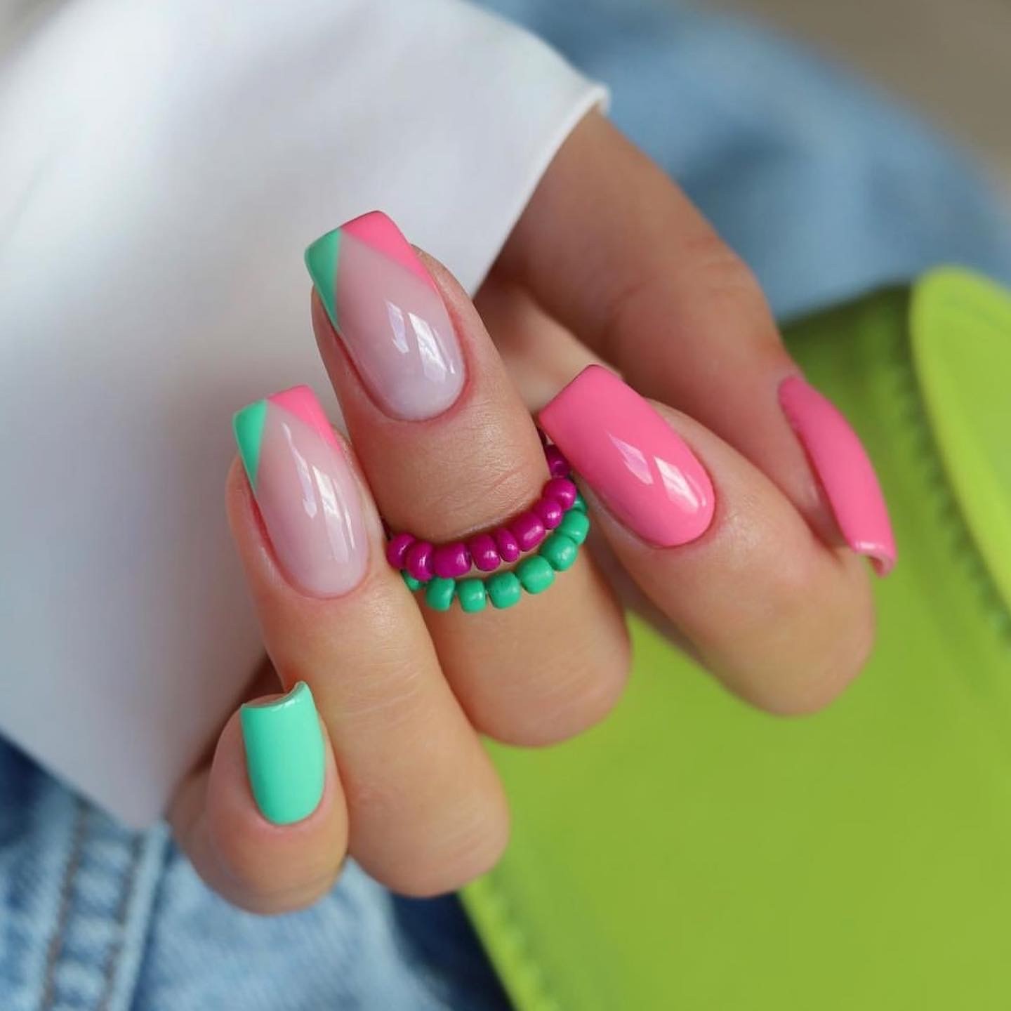 Vibrant Vibes with Neon Tips