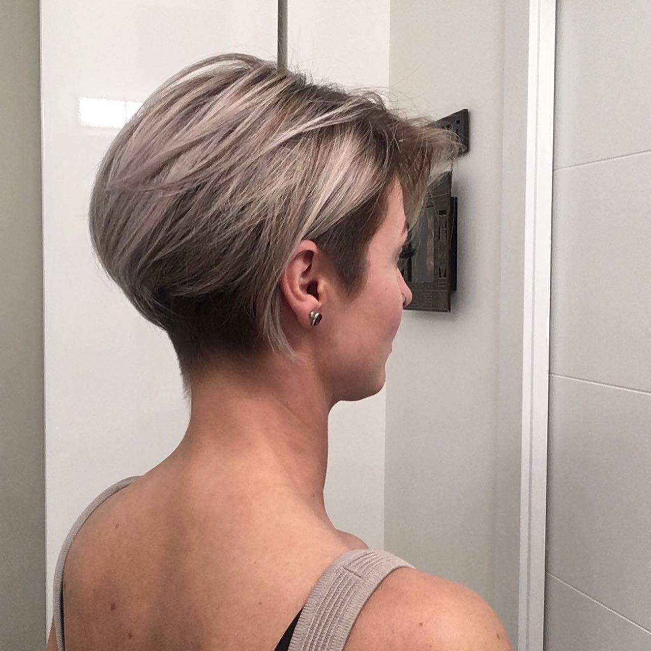 The Ashy Layered Pixie